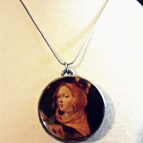 VINTAGE FILIGREE DBL SIDED PENDANT - Picture 3 of 4